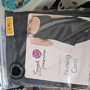 Secret Treasures Nursing Cami Built in Shelf Bra